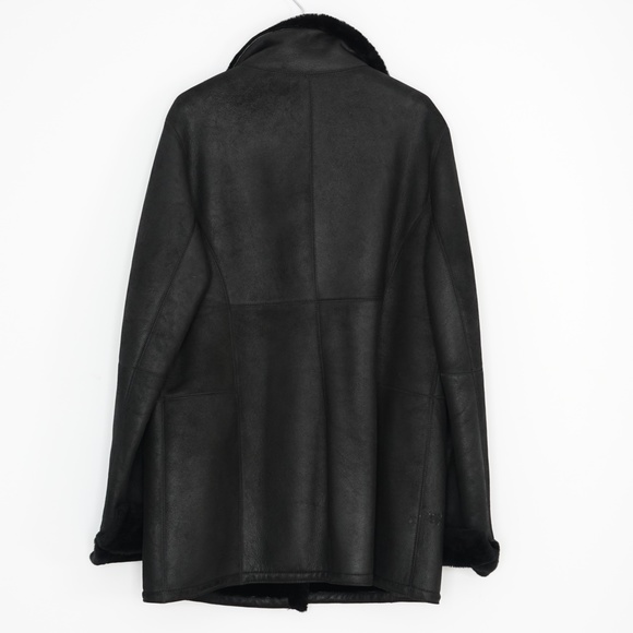 Dominic Bellissimo DesigneBlack Sheerling/Rason Reversible Winter Coat Size 12/L - Picture 8 of 9